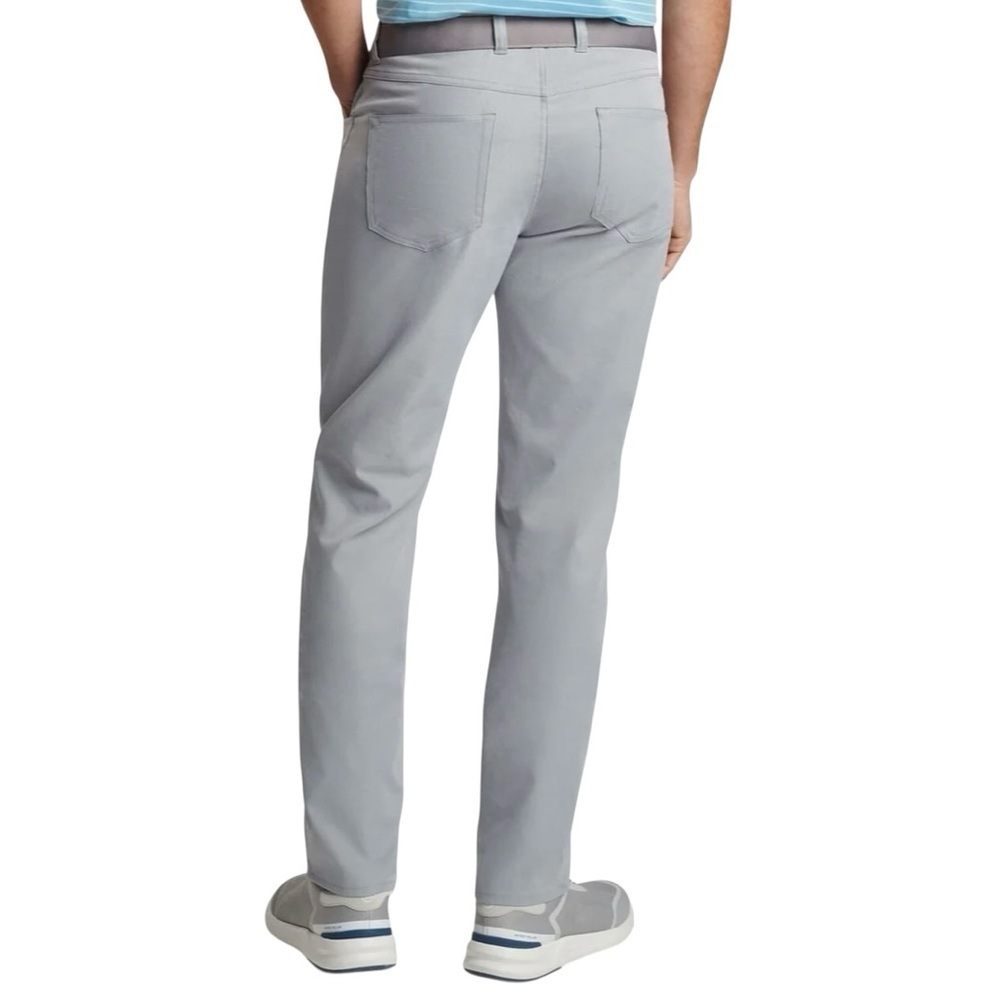 Peter Millar EB66 Performance Five Pocket Pant Gale Grey Size 38 - Picture 2 of 11